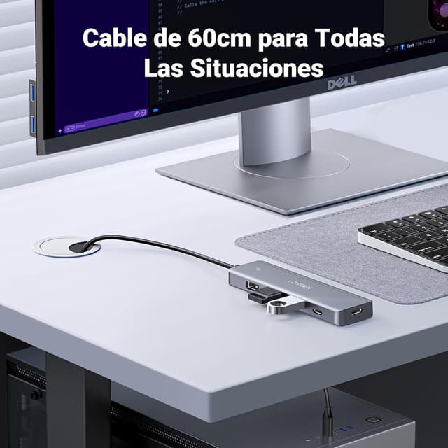 Thumbnail 2 de UGREEN Hub USB 3.0 Multipuerto 5Gbps para PC y Consolas ⚡