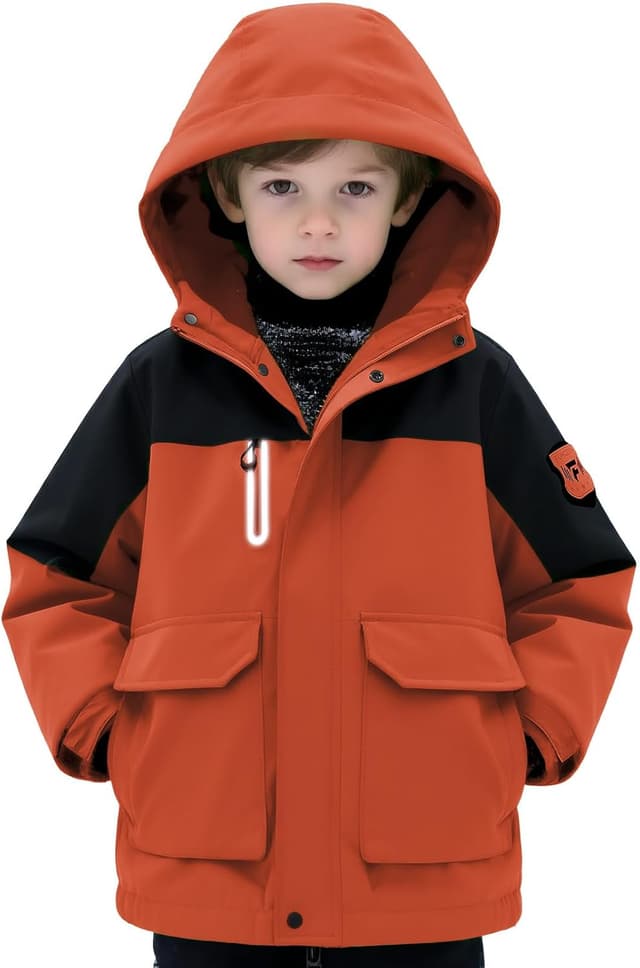 Detalle de Jsslaik Boys Softshell Jacket for Skiing Ages 6–16