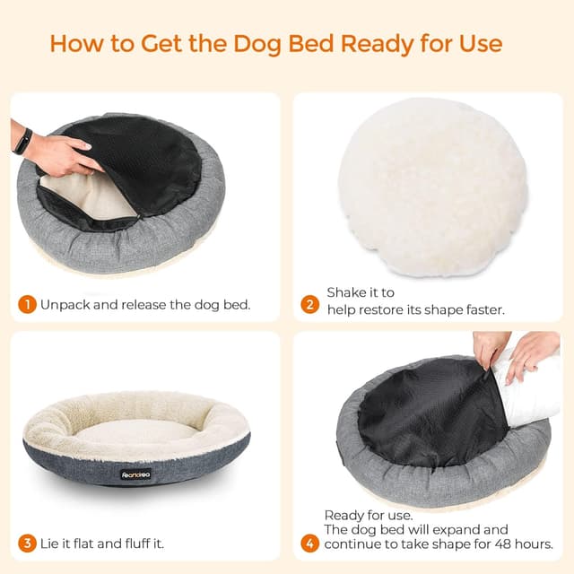 Detalle de Feandrea PGW55G sofá para perro 55 cm