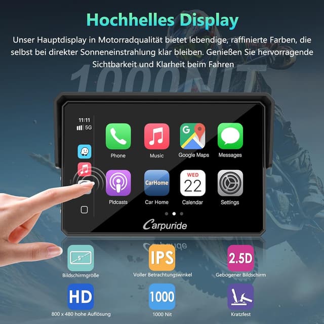 Thumbnail 6 de CARPURIDE W502BS Pro BMW Motorrad CarPlay