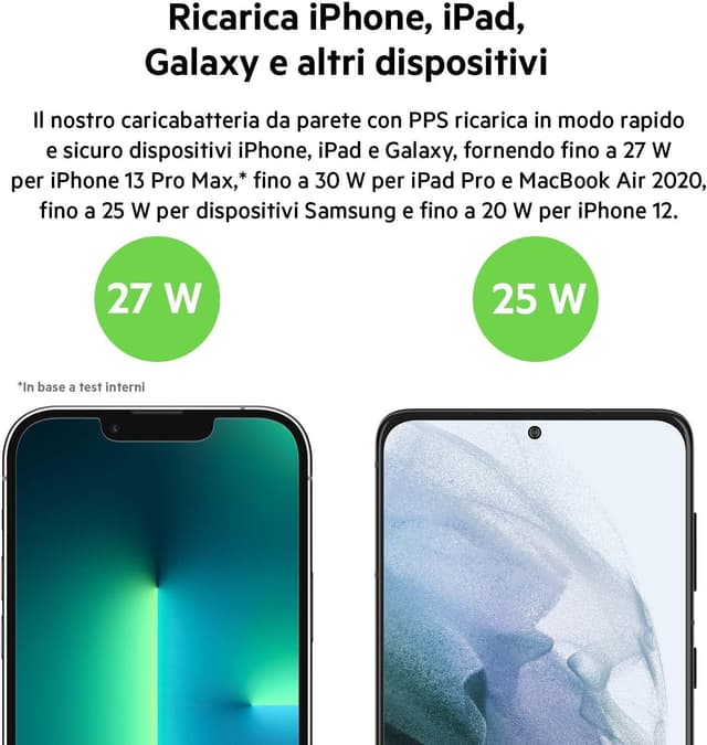 Detalle 2 de Belkin Caricabatterie da parete USB-C PPS 30W