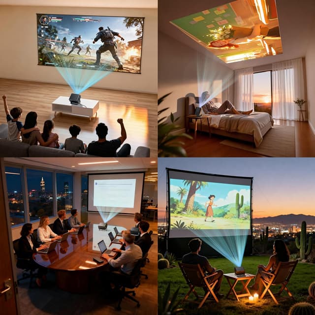 Thumbnail 6 de KASSELY Mini Projector 720P Portable 📽