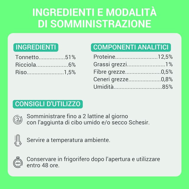 Detalle de Schesir Jelly Ton 12 x 70 g ⚙