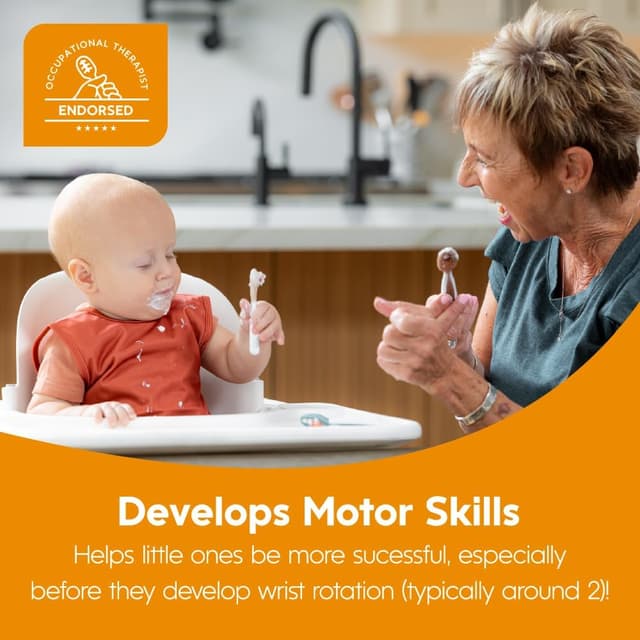 Detalle de NumNum GOOtensils Baby Spoons 3-Pack 🥄