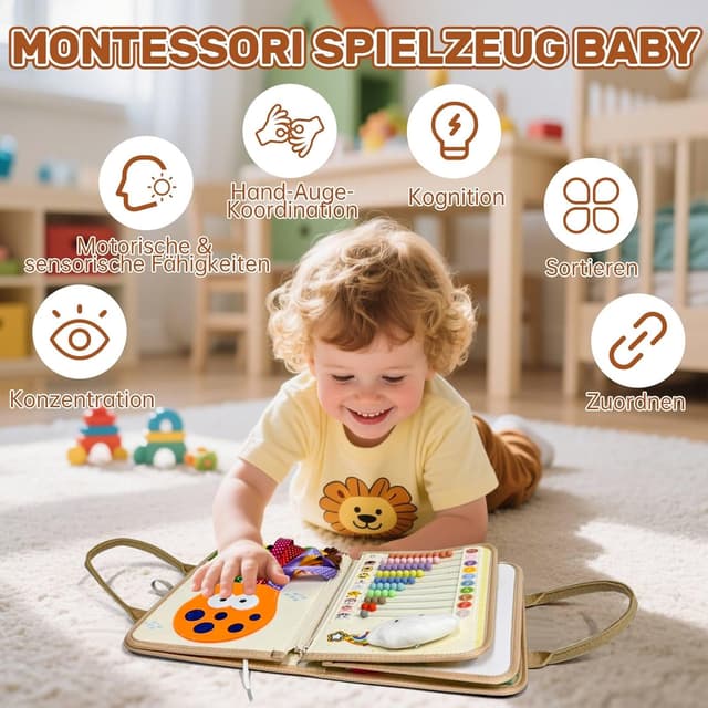 Detalle de Busy Board Deutsch 28 x 22 cm