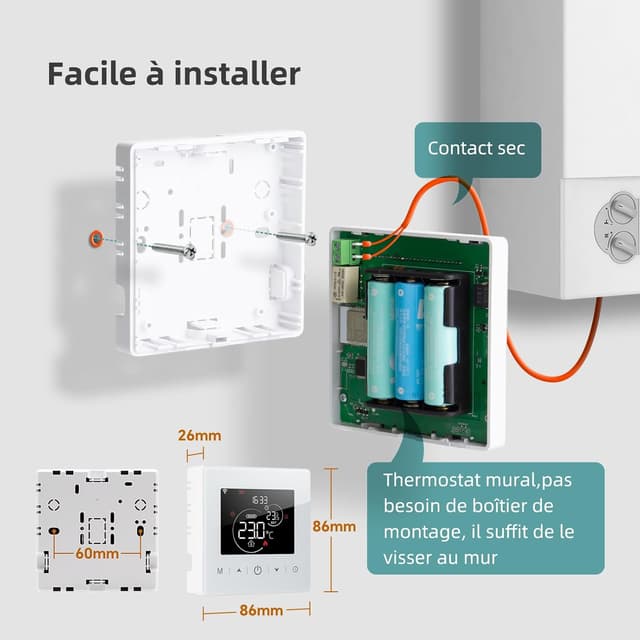 Thumbnail 6 de Thermostat connecté 3A 🌡