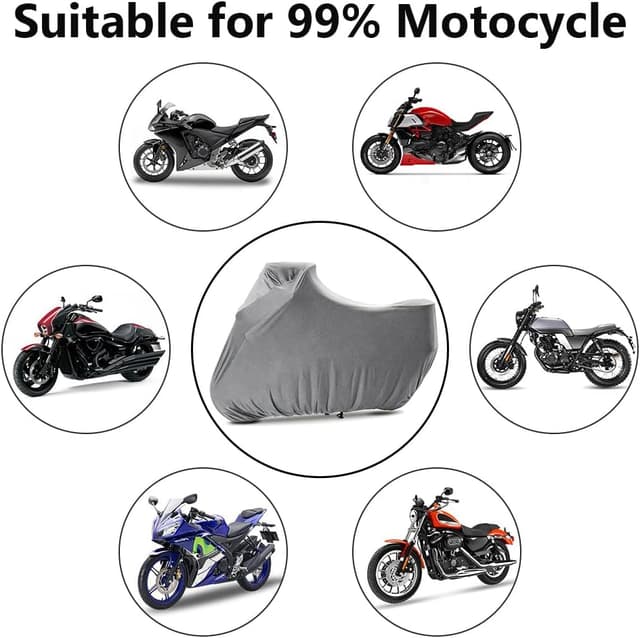 Thumbnail 2 de BIHEE Indoor Motorradabdeckung 295x109x140 cm