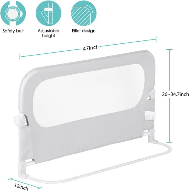 Thumbnail 6 de NUTIKAS 47" Bed Rail for Toddlers
