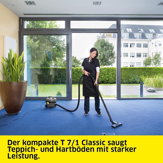 Detalle de Kärcher T 7/1 Classic Trockensauger – 23,5 kPa Saugkraft, 7-Liter-Behälter