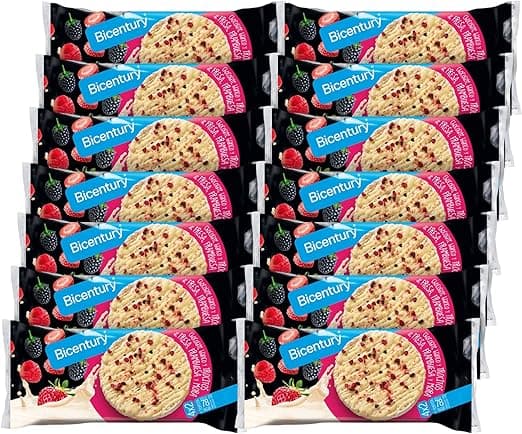 Imagen de Bicentury Tortitas de Arroz con Chocolate Blanco y Frutos Rojos 🍫 en OfertitasTOP