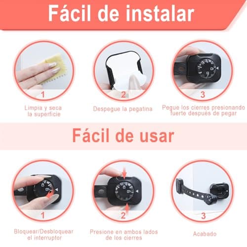 Thumbnail 4 de REDTRON Verrouillage bébé, lot de 6,