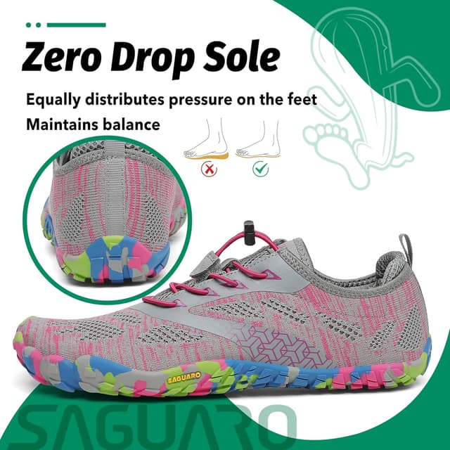 Thumbnail 5 de SAGUARO Unisex Barfußschuhe – leichte, atmungsaktive Zero-Drop Trail- & Fitnessschuhe für Outdoor und Indoor