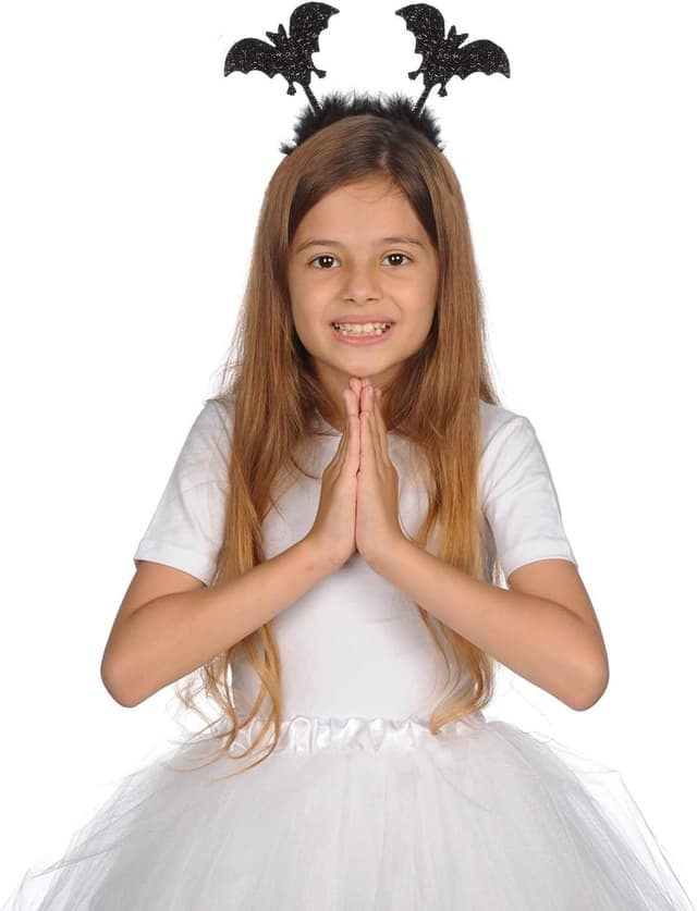 Thumbnail 3 de Hatstar Haarreif Fledermaus Glitzer 🎭