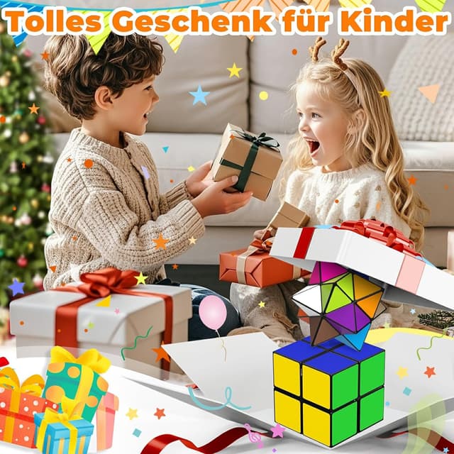 Thumbnail 6 de Euclidean Cube Euclidean Cube Sternenwürfel Zauberwürfel-Set – Verwandlungswürfel aus ABS, 5,5 cm