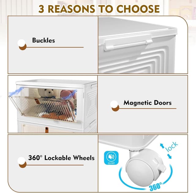 Thumbnail 5 de CTSNSLH 4 Tier Plastic Storage Bins 93 Qt