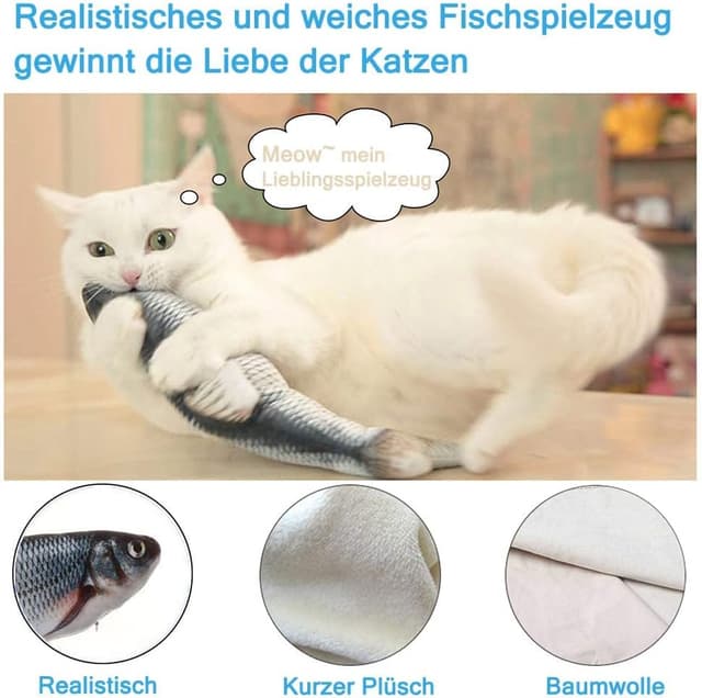 Thumbnail 3 de Katzenspielzeug Fisch Aufladbar 70 min