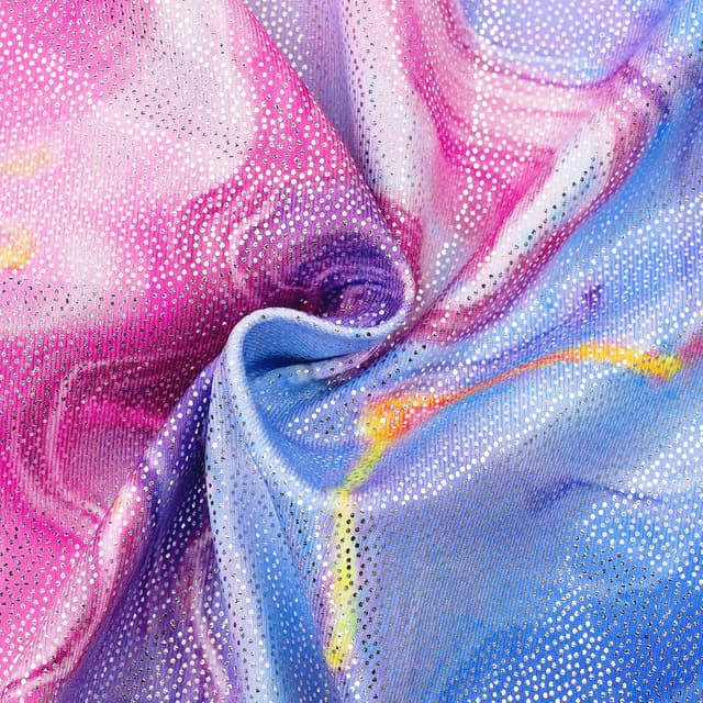 Detalle 1 de ZNYUNE Gymnastik-Trikot für Mädchen mit Pailletten