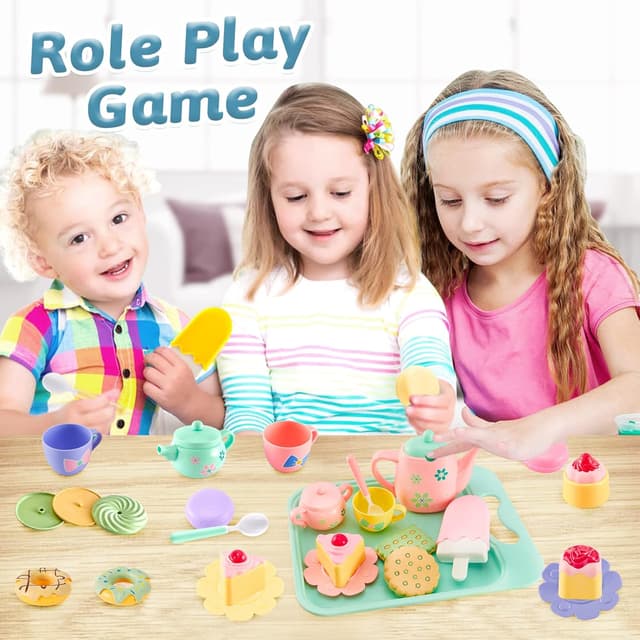 Thumbnail 5 de LINFUN KIDS Afternoon Tea Set for 3–5 Year Olds 🍽