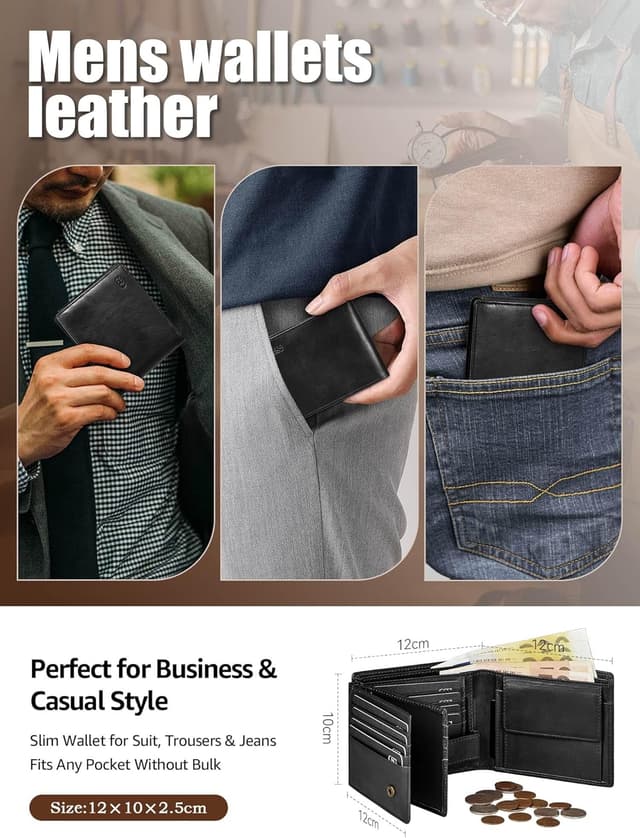 Thumbnail 4 de GSG SINCE 1998 Cowhide Leather Wallet