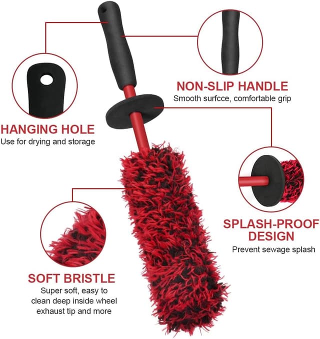 Detalle de vsshe Brosse jantes 40 cm pour roues