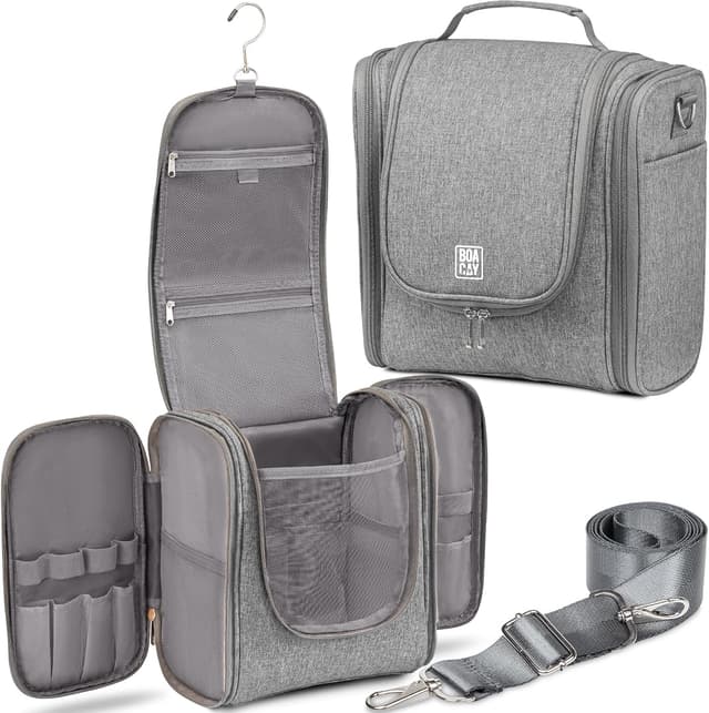 Thumbnail 3 de BOACAY Extra Large Hanging Travel Toiletry Bag (Extra Large) with 21 storage spaces