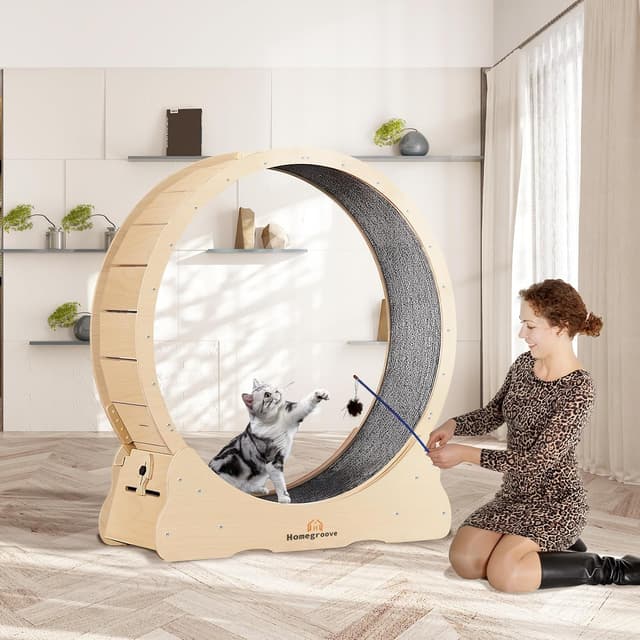Thumbnail 6 de homegroove Cat Exercise Wheel 43 inch