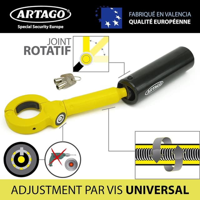 Thumbnail 2 de Artago 862 canne antivol frein à main