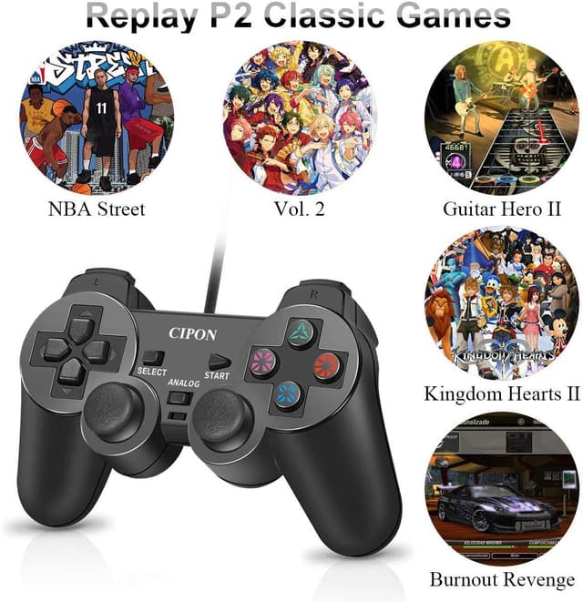 Detalle 2 de PS-2 Wired Controller mit 1,8 m Kabel