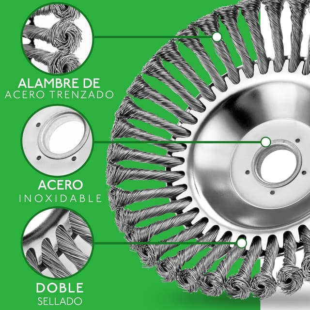 Thumbnail 6 de HECKENPRACHT Cepillo para desbrozadora 25,4 mm
