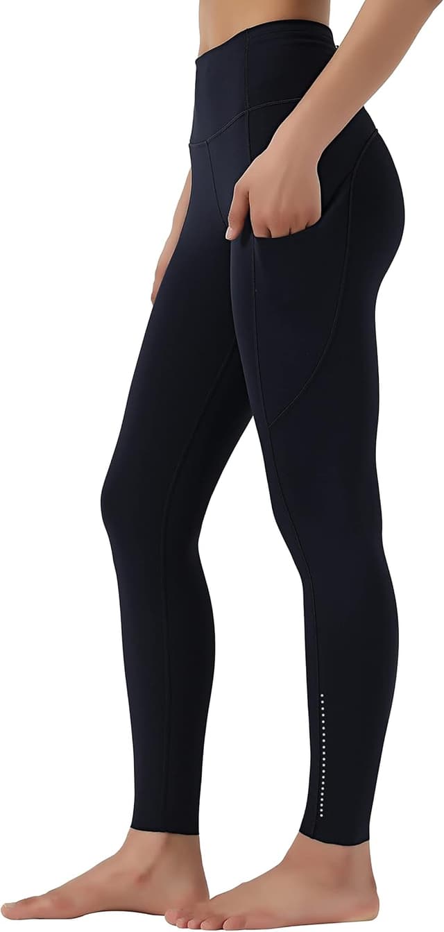 Thumbnail 6 de Leovqn High Waist Gym Leggings with Side Pockets for Women