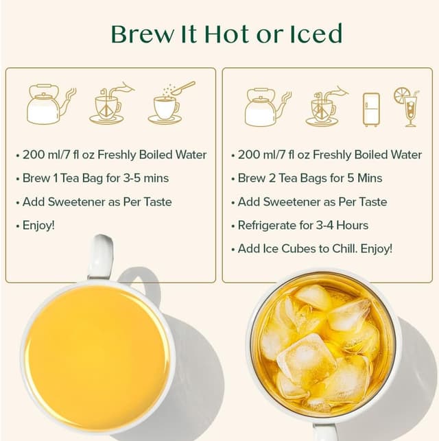 Thumbnail 4 de VAHDAM Turmeric Ginger Tisana ☕ 100 Bolsitas Pura y Natural