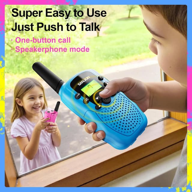 Thumbnail 2 de Walkie Talkies 3-Mile Range for Kids
