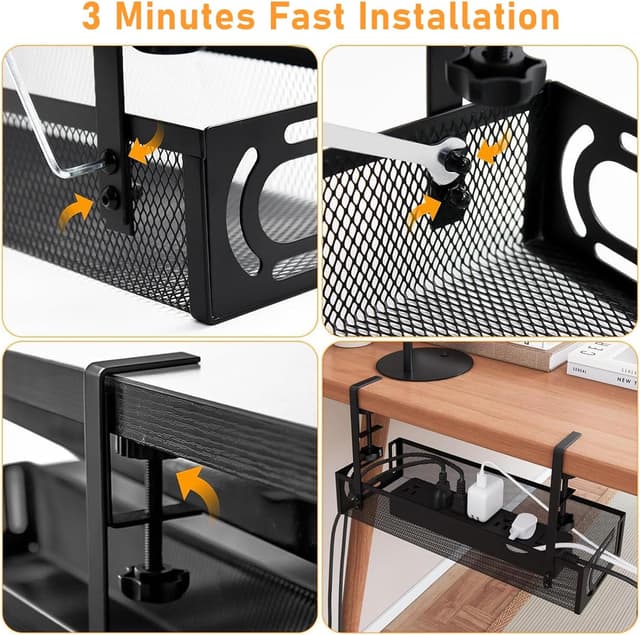 Thumbnail 6 de Under Desk Cable Management Tray 1m