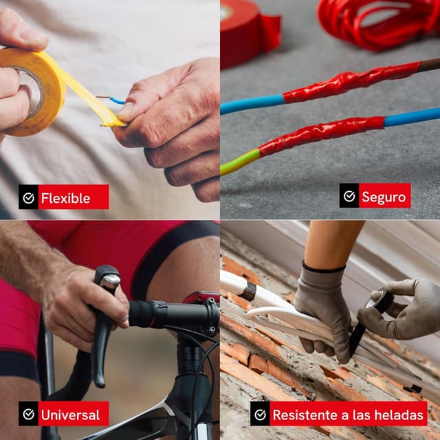 Thumbnail 6 de ERKO cinta aislante 15mm x 10m multicolor