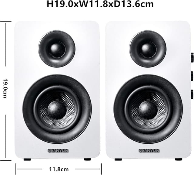 Thumbnail 1 de Sanyun SW208 3" Bluetooth 5.0 bookshelf speakers