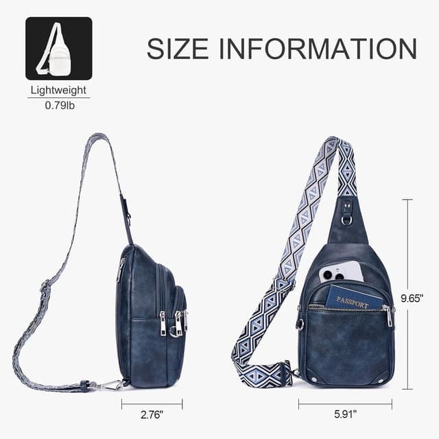 Detalle 2 de Lexiyat anti theft crossbody bag 15cm