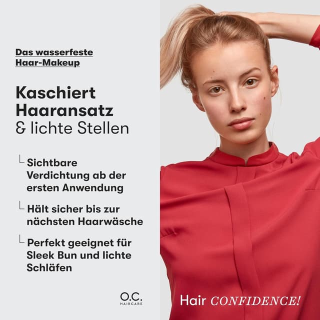 Detalle 2 de Ansatzpuder für Haarverdichtung 9 Farben