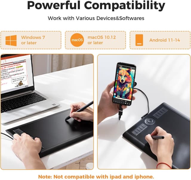 Thumbnail 1 de GAOMON M10K 2018 Stifttablett 6,25 Zoll