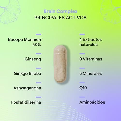 Thumbnail 3 de Brain Complex Nutralie - Mejora Memoria y Concentración 💊