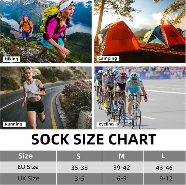 Thumbnail 6 de BUDERMMY Socken Herren 39-46 Wandersocken