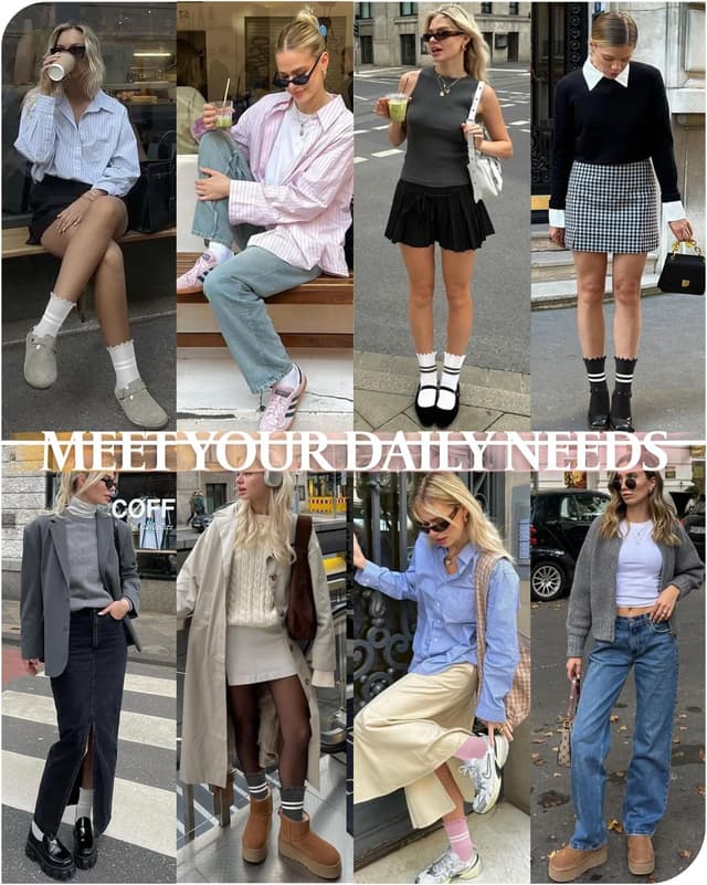 Thumbnail 3 de YeuG Pilates Socks Non-Slip Grip, 6 Pairs