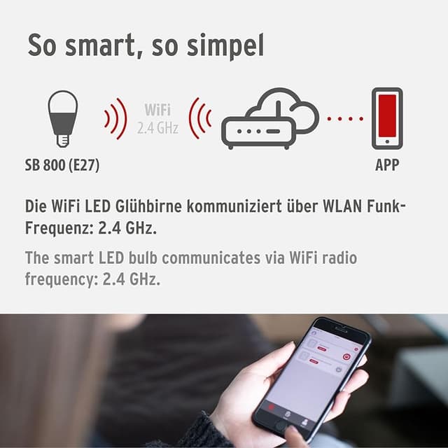 Thumbnail 5 de Brennenstuhl Connect Bombilla LED WiFi E27 compatible Alexa