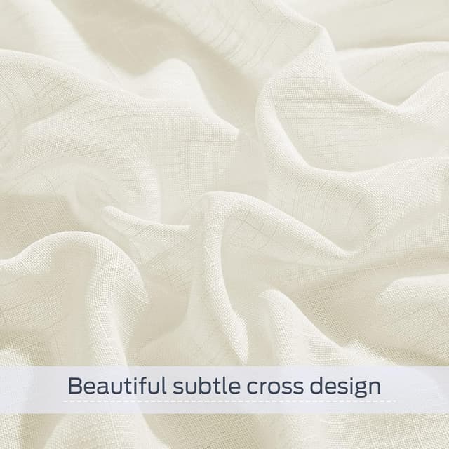 Detalle 2 de PONY DANCE Single Panel Net Curtain 100 x 95 inches 🪟