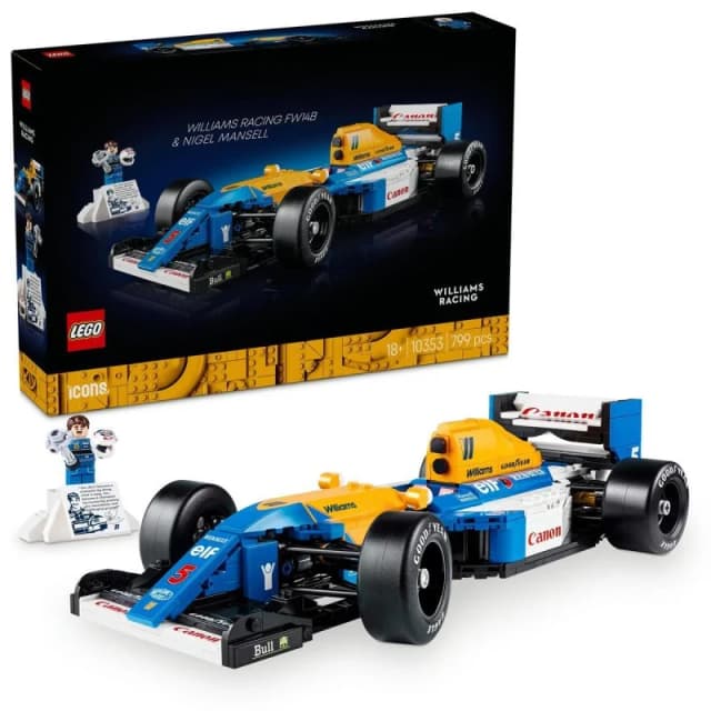 Imagen de Lego Icons Williams Racing FW14B Nigel Mansell — maqueta para adultos 🧩 en OfertitasTOP
