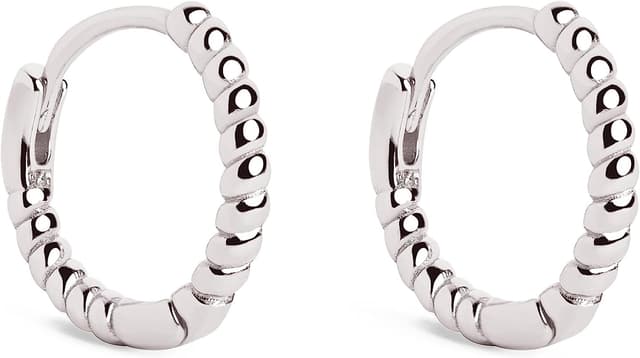 Detalle de SINGULARU Pendientes Aro Twist 10 mm