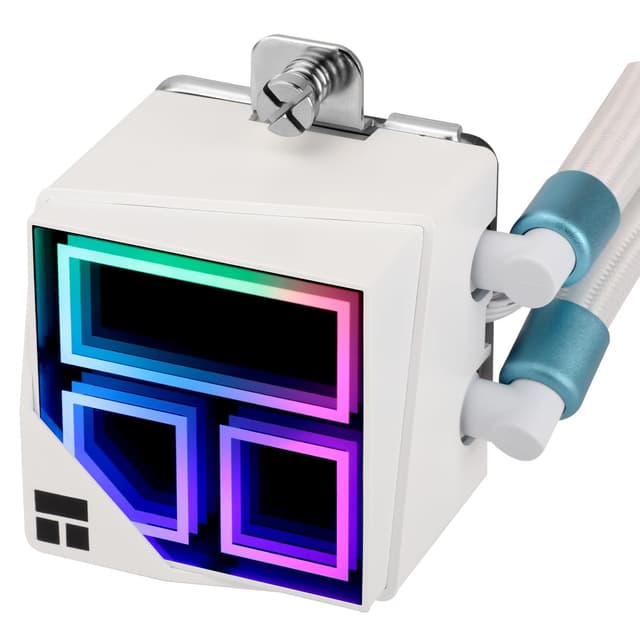 Detalle 2 de Thermalright TR Frozen Infinity 360 White (TL-M12W*3) AIO CPU 360 mm con PWM e ARGB Infinity Mirror