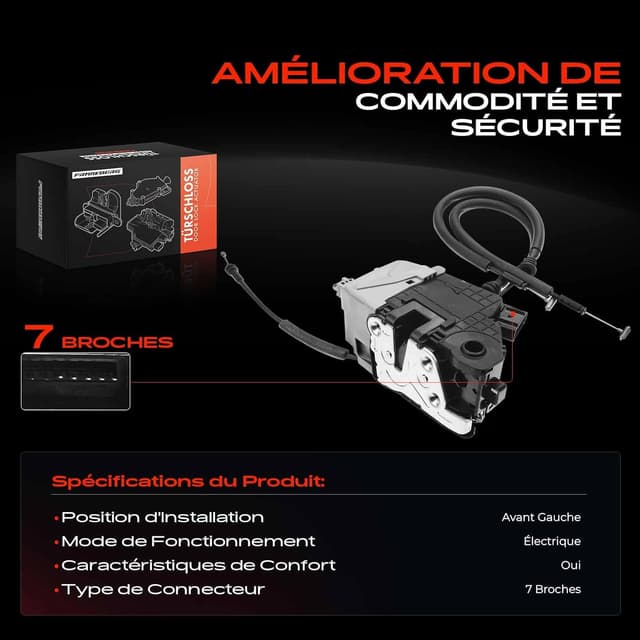 Detalle de Serrure de coffre avant gauche Frankberg 81310-D3010 compatible Tucson TL/TLE