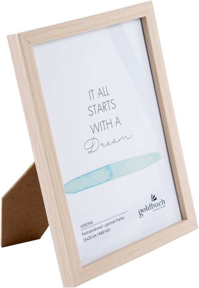 Detalle de goldbuch Cornice portafoto Verona in legno MDF naturale per 1 foto 15 x 20 cm