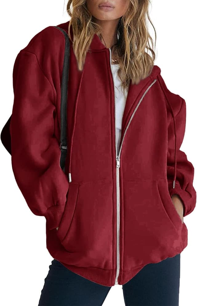 Thumbnail 6 de PRETTYGARDEN Women’s 2026 Zip-Up Y2K Hoodie Jacket with Pockets (Fleece-Lined)