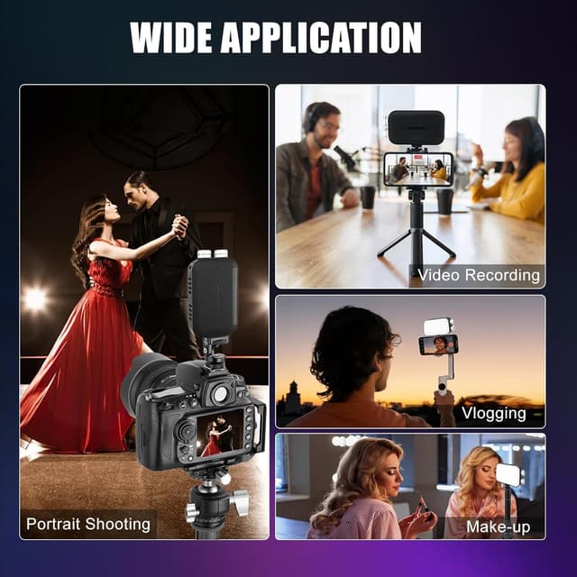 Thumbnail 6 de EMART RGB Video Light – 360° full-colour portable LED camera light with 13 effects